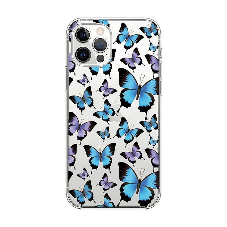 Blue Butterfly iPhone Case-BlingPainting-Customized Products Make Great Gifts