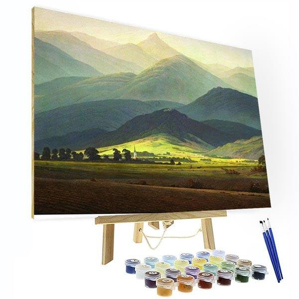 Paint by Numbers Kit - Mountain Meadows-BlingPainting-Customized Products Make Great Gifts