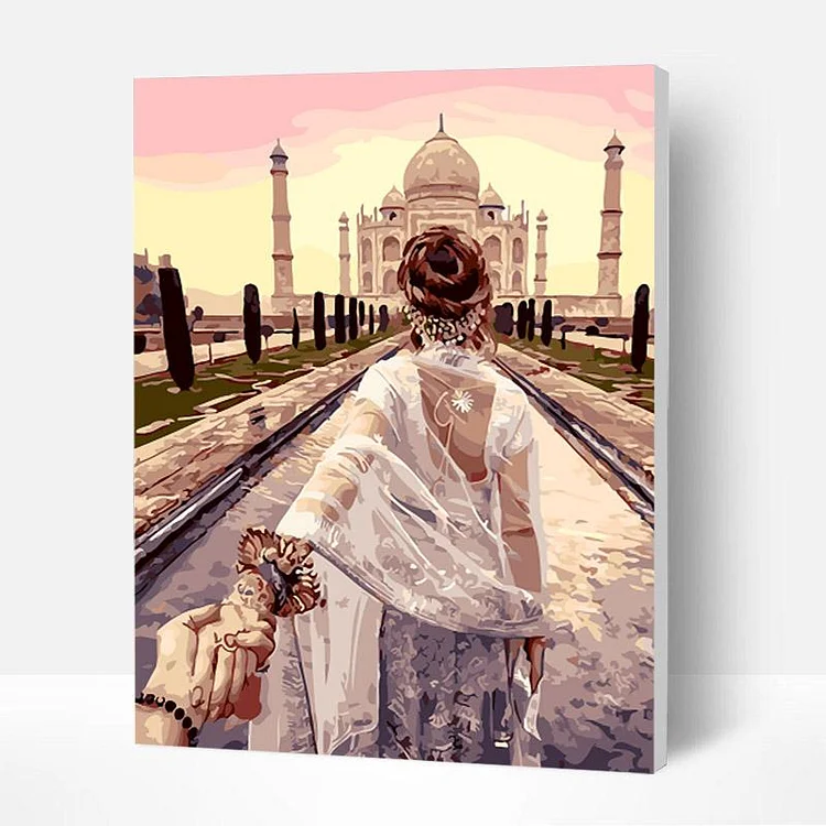 Paint by Numbers Kit - Follow me to India-BlingPainting-Customized Products Make Great Gifts
