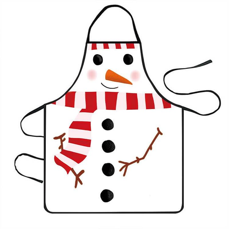 Christmas Cute Waterproof Apron B - Cute Gifts-BlingPainting-Customized Products Make Great Gifts