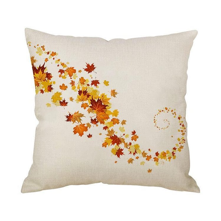 Thanksgiving Decor Leaf Throw Pillow G-BlingPainting-Customized Products Make Great Gifts