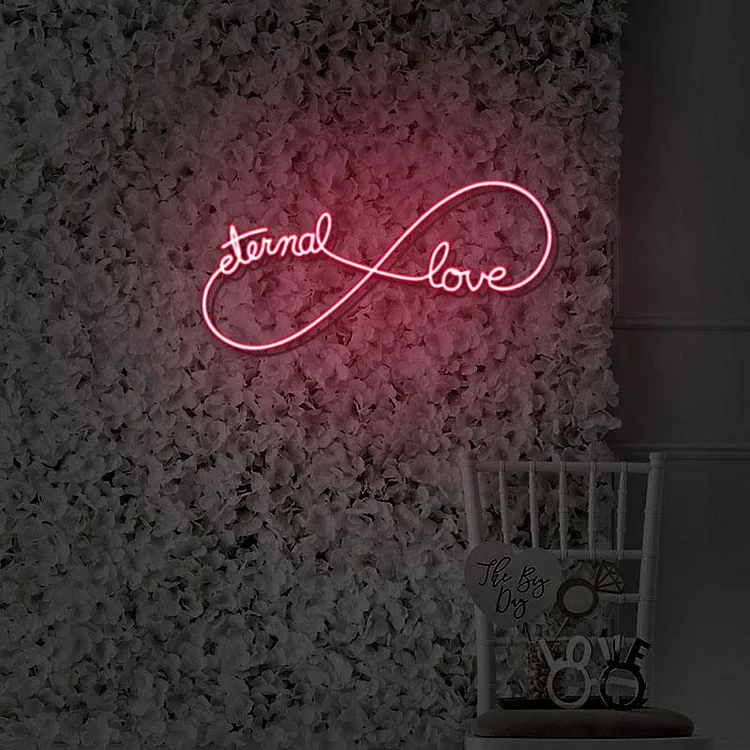 Infinity Love Neon Sign-BlingPainting-Customized Products Make Great Gifts