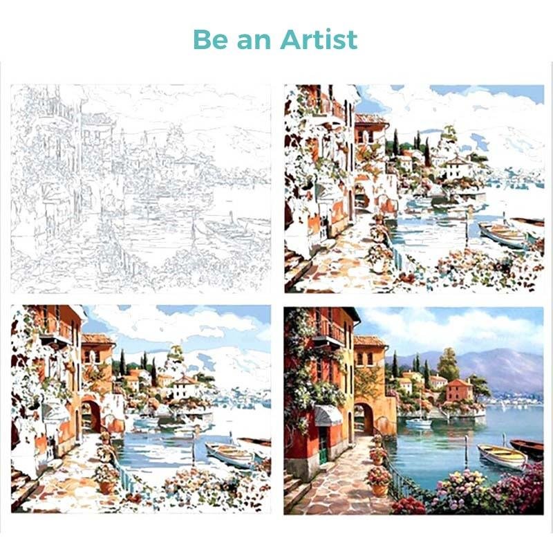 Paint by Numbers Kit White Daisy