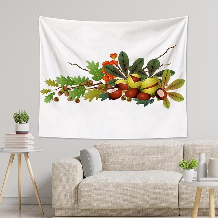 Olive Branch Pattern Design Tapestry Wall Hanging-BlingPainting-Customized Products Make Great Gifts