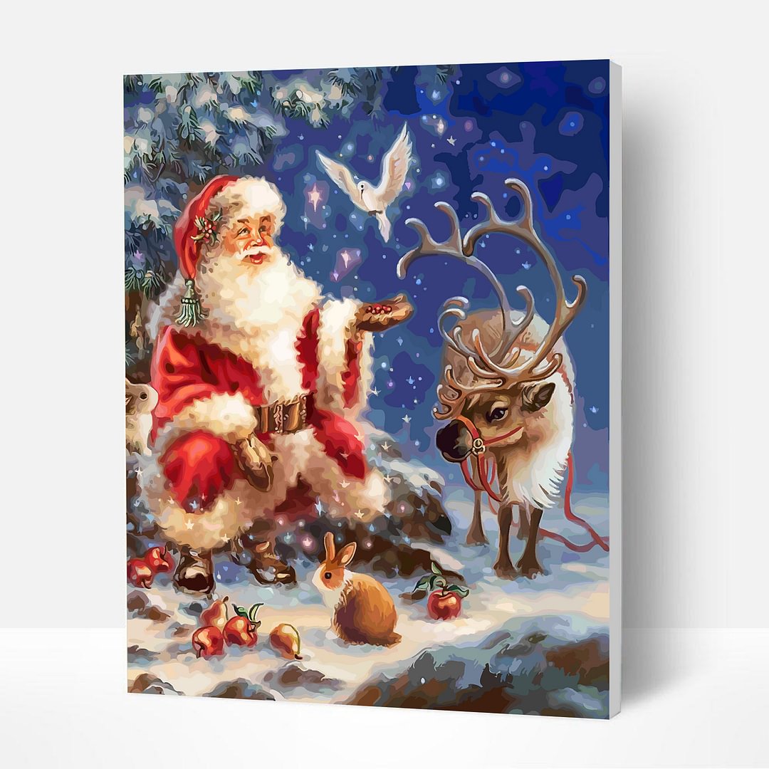 Paint by Numbers Kit - Christmas Scenes, Best Gifts for Her 2021-BlingPainting-Customized Products Make Great Gifts