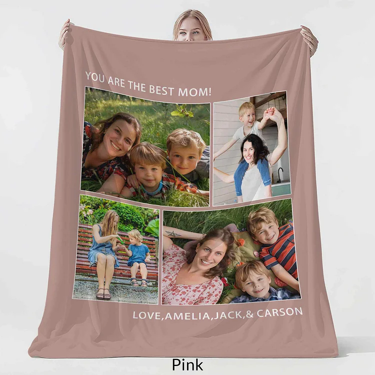 Custom Blankets From Photo - Personalized Blanket, Thoughtful Gifts