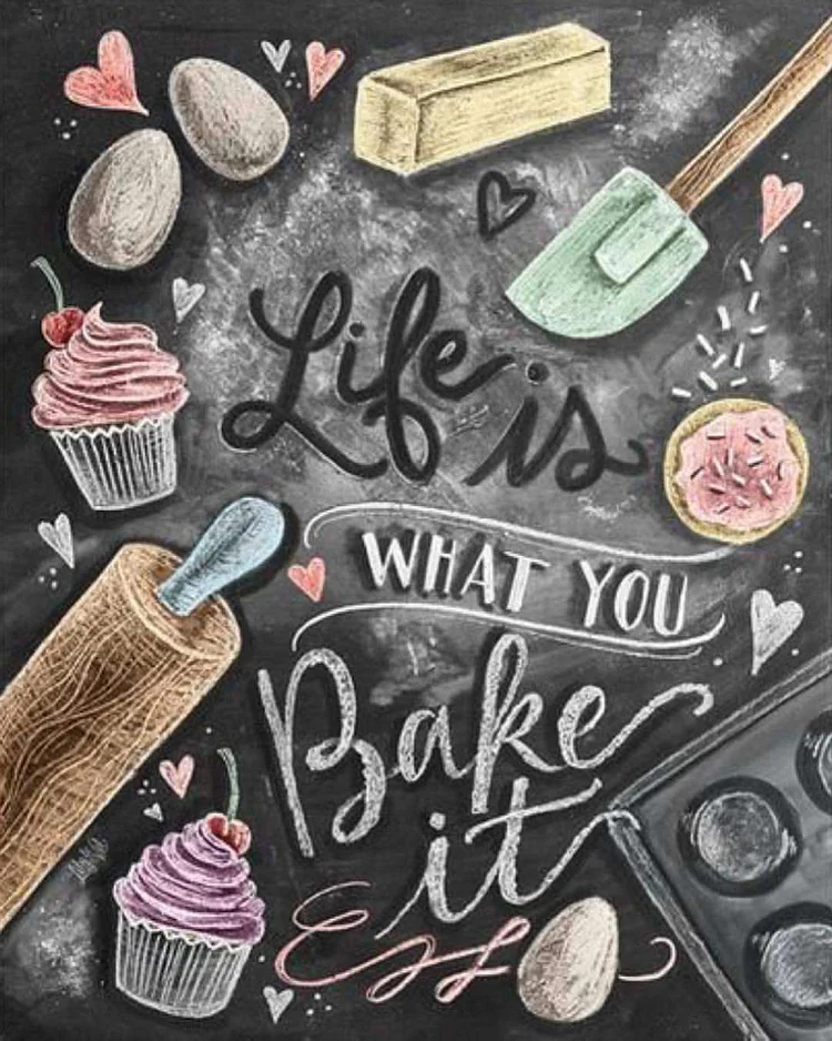 Life is what you bake-BlingPainting-Customized Products Make Great Gifts