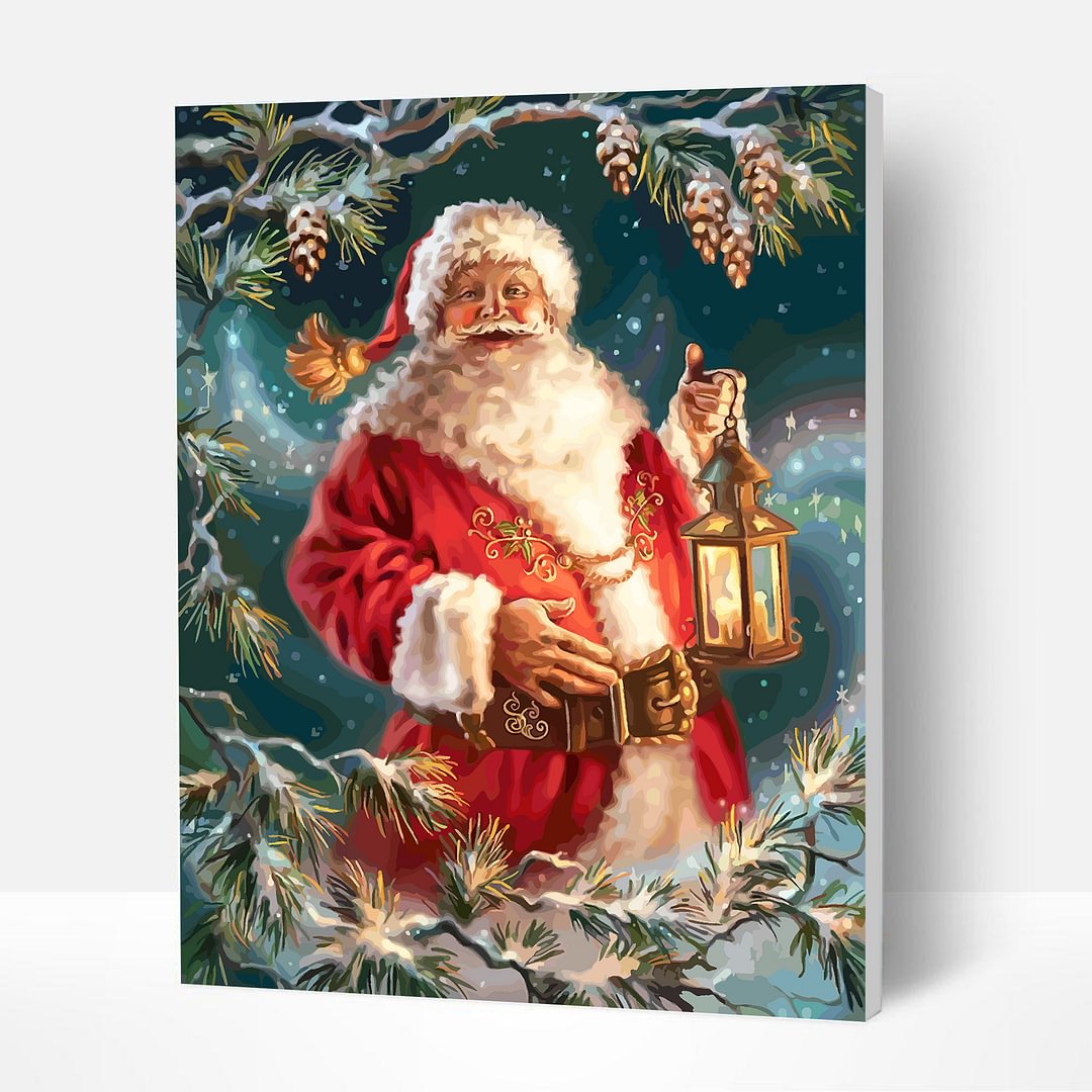 Paint by Numbers Kit - Funny Santa Claus, Best Gifts for Her 2021-BlingPainting-Customized Products Make Great Gifts