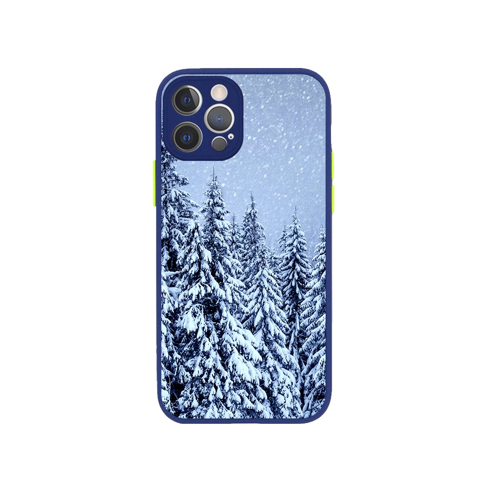 Beautiful Snow Forest iPhone Case-BlingPainting-Customized Products Make Great Gifts