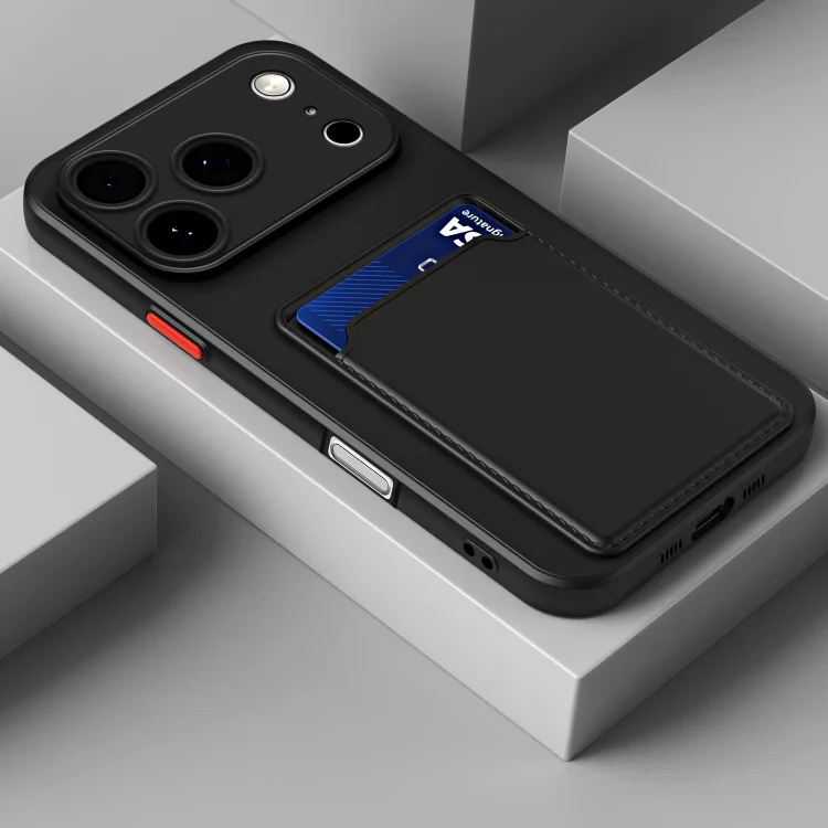 Liquid Silicone Card Slot Cases For iPhone