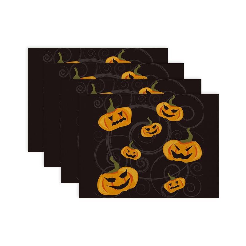 Halloween Decor Black Placemat-BlingPainting-Customized Products Make Great Gifts