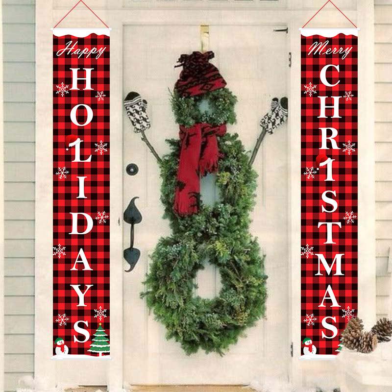 Merry Christmas Banner Decor I - Best Gifts Decor-BlingPainting-Customized Products Make Great Gifts