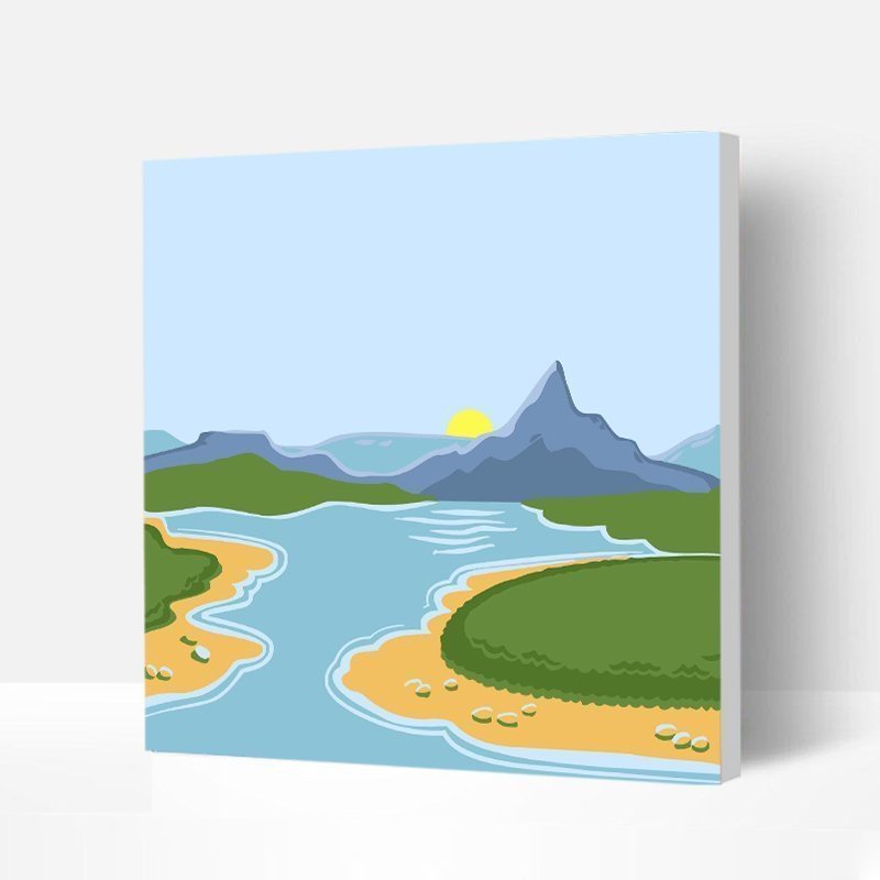 Eco-friendly Non-toxic Painting Wall Art with Painting Kits For Kids and Families - Beautiful Scenery, Creative Gifts-BlingPainting-Customized Products Make Great Gifts