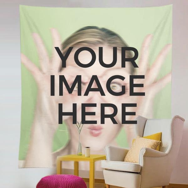 Custom Tapestry From Photo Personalized Wall Tapestry Printing, Make