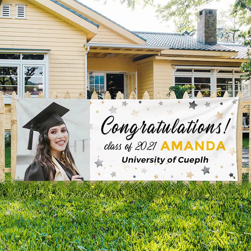 Custom Graduation Decorations 2021 Photo Banners -BlingPainting-Customized Products Make Great Gifts