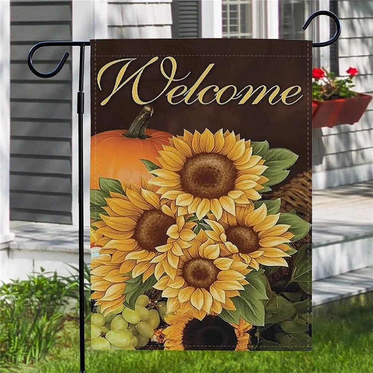 Thanksgiving Garden Flag-BlingPainting-Customized Products Make Great Gifts