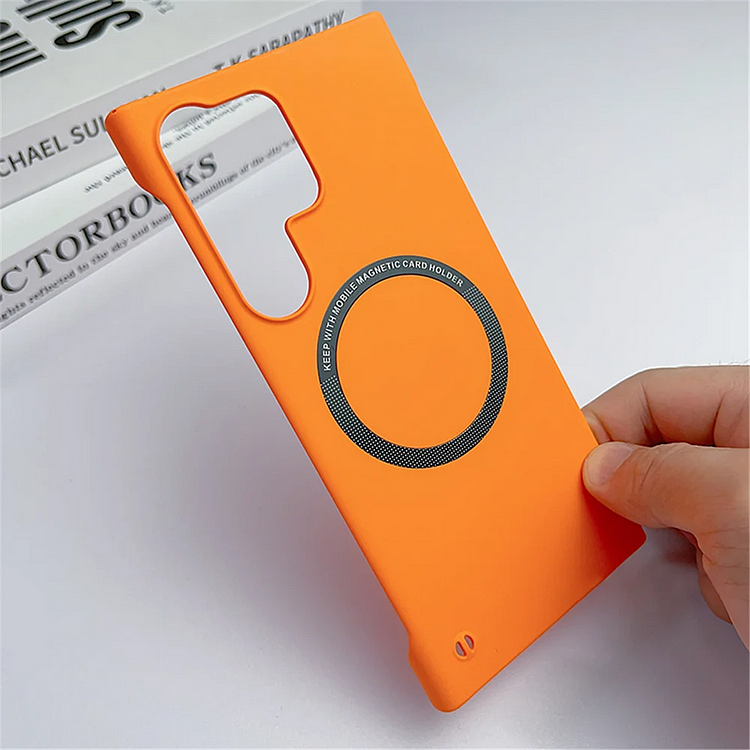 Luxury Ultra Thin Frameless Magnetic For Magsafe Case For Samsung