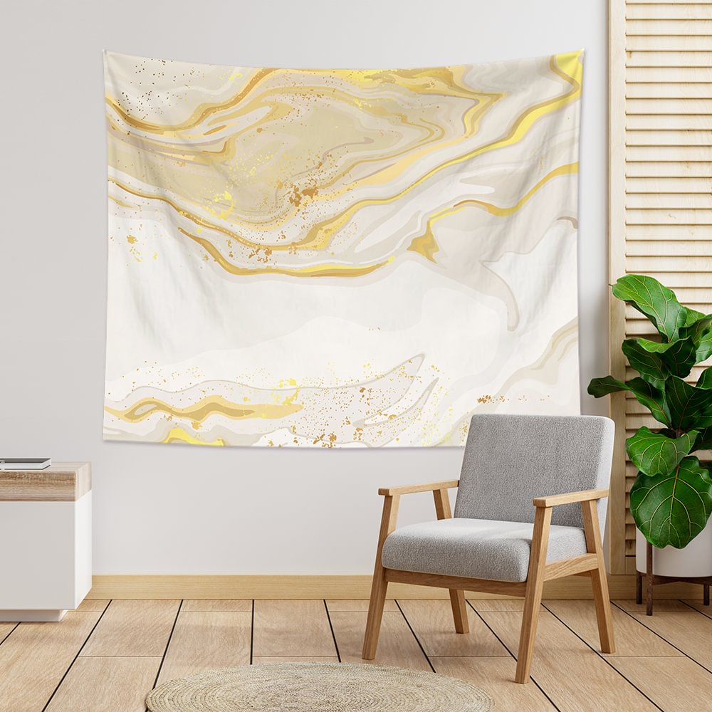 Glittering Marble Pattern Tapestry Wall Hanging-BlingPainting-Customized Products Make Great Gifts