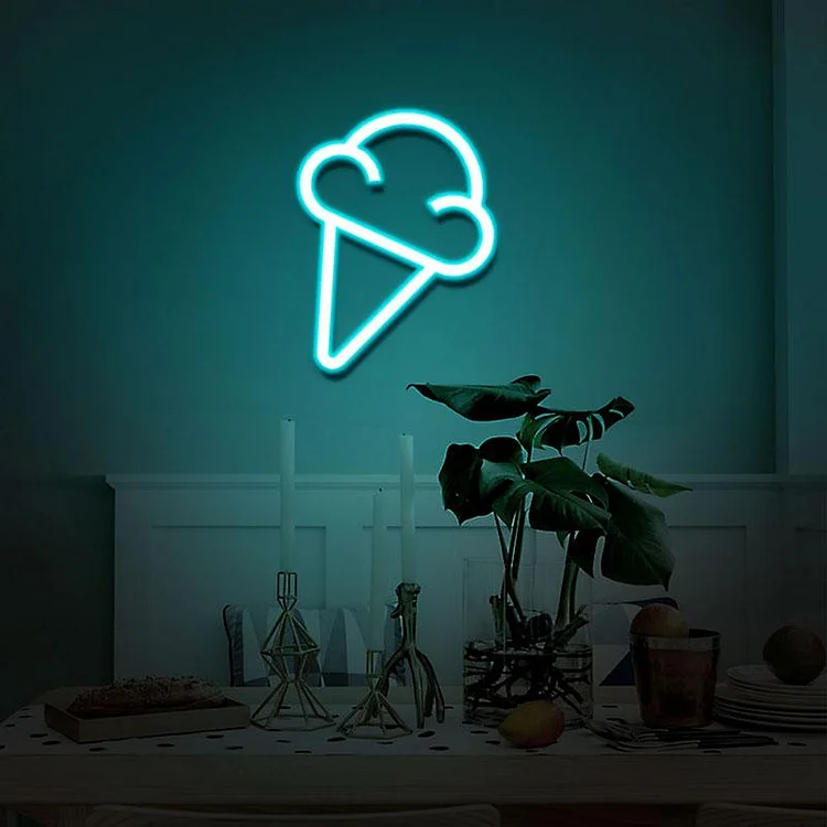 Ice Cream Neon Sign-BlingPainting-Customized Products Make Great Gifts