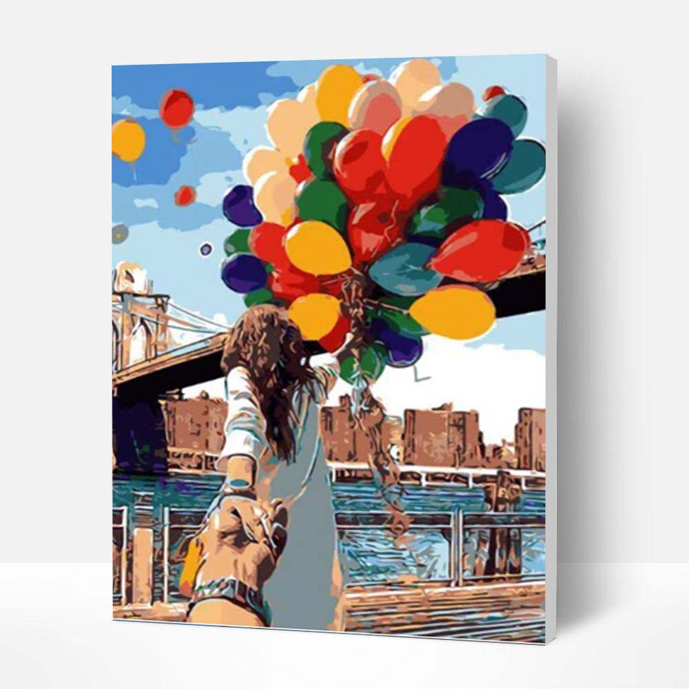 Paint by Number Kit   --  Going To The Golden Sunshine-BlingPainting-Customized Products Make Great Gifts