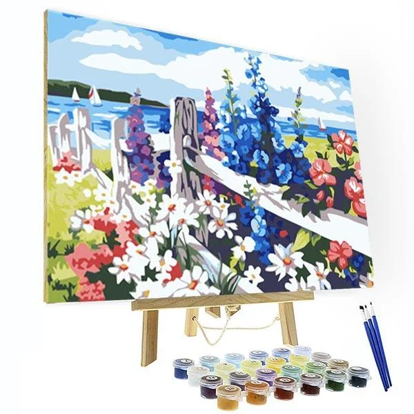 Paint by Numbers Kit - Flower sea-BlingPainting-Customized Products Make Great Gifts