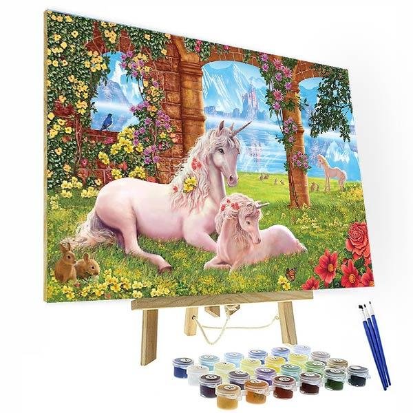 Paint by Numbers Kit - Victoriasmoon Unicorn-BlingPainting-Customized Products Make Great Gifts