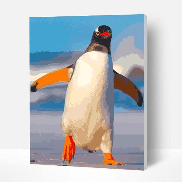 Paint by Numbers Kit - Emperor penguins-BlingPainting-Customized Products Make Great Gifts