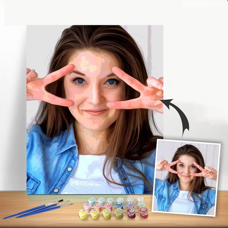 Custom Paint by Numbers,Personalized Paint by Number For Your Boyfriend