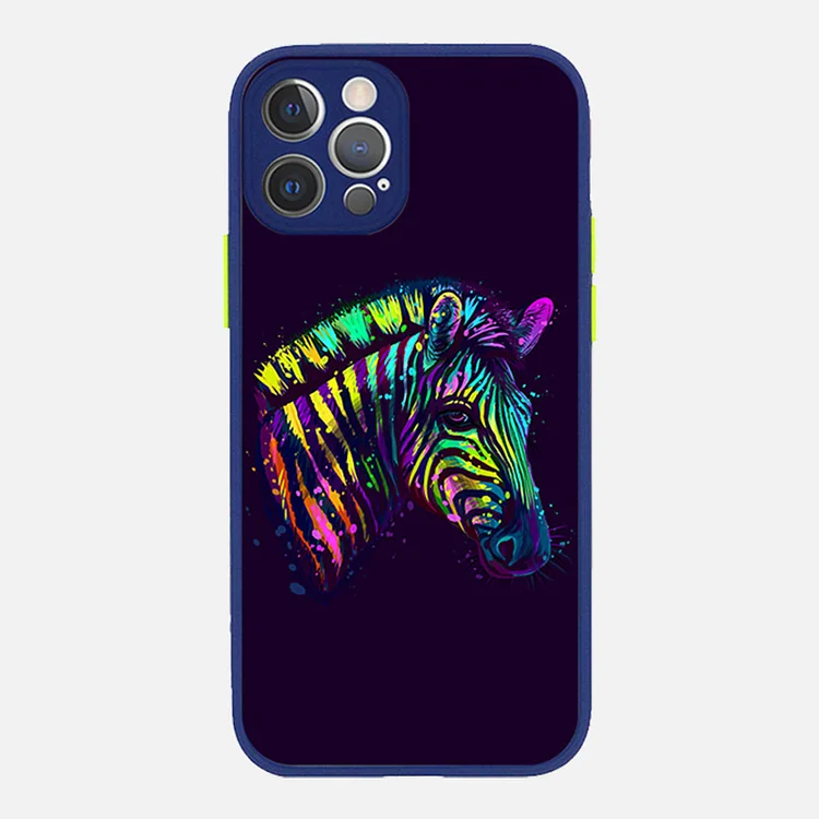 Colorful Zebra iPhone Case