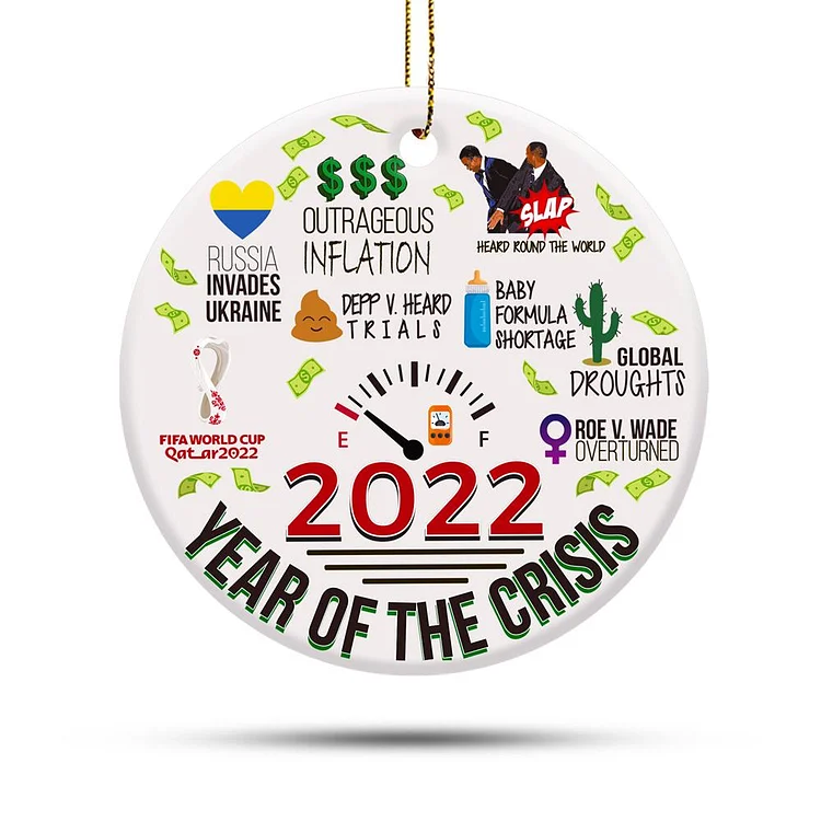 Year of The Crisis Christmas Ornament-BlingPainting-Customized Products Make Great Gifts