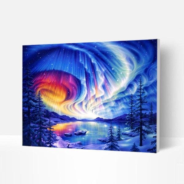 Paint by Numbers Kit - Northern Lights-BlingPainting-Customized Products Make Great Gifts