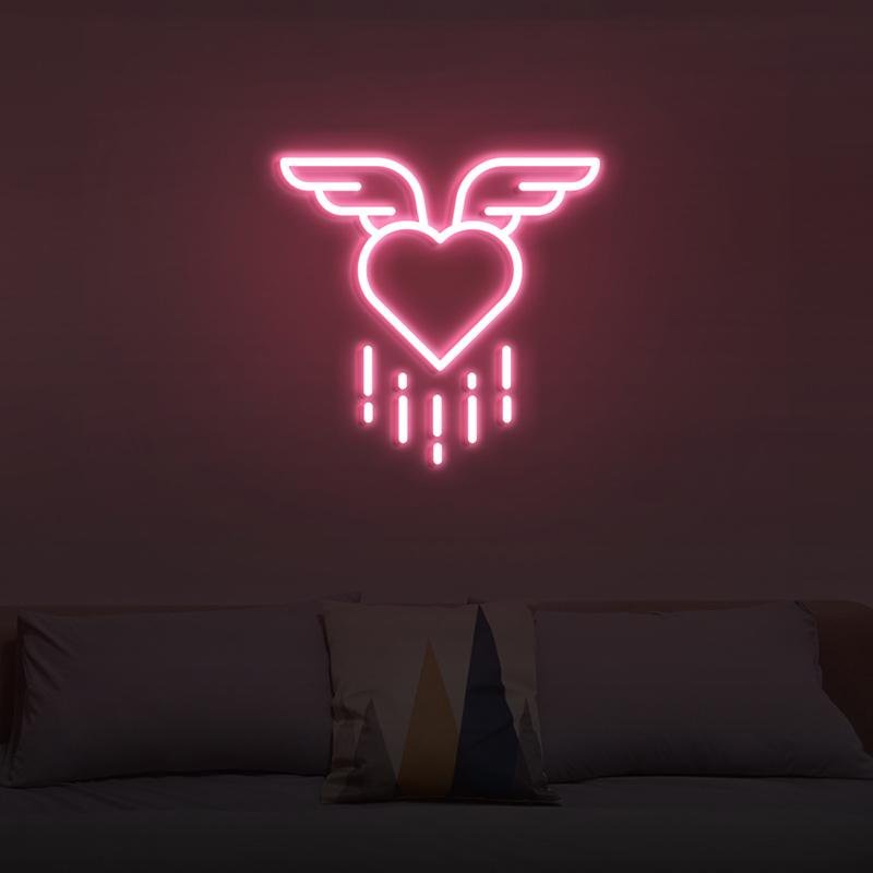 Angel Wings Neon Sign-BlingPainting-Customized Products Make Great Gifts