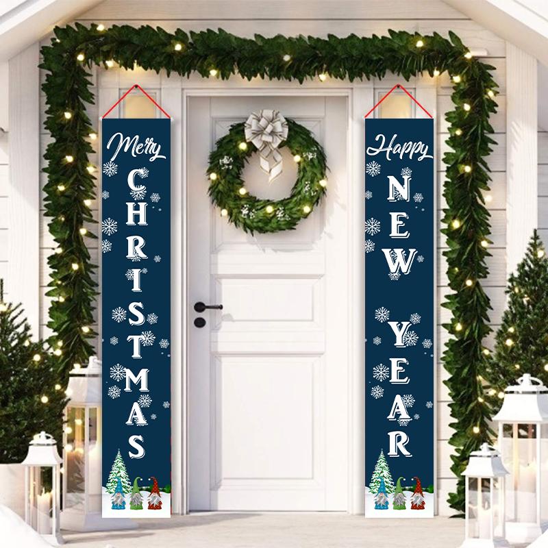 Merry Christmas Banner Decor N - Best Gifts Decor-BlingPainting-Customized Products Make Great Gifts