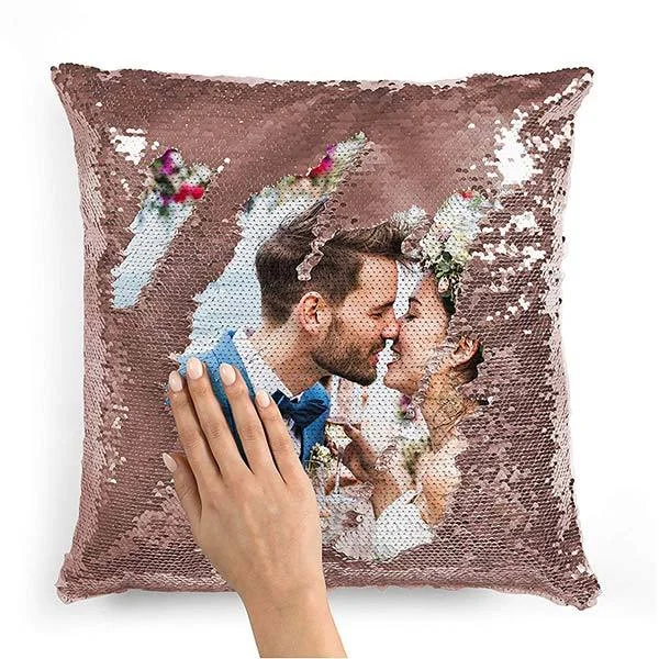 Personalized sequin pillow best sale