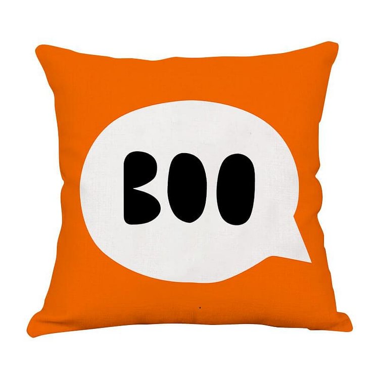 Halloween Throw Pillow with Lettering B-BlingPainting-Customized Products Make Great Gifts