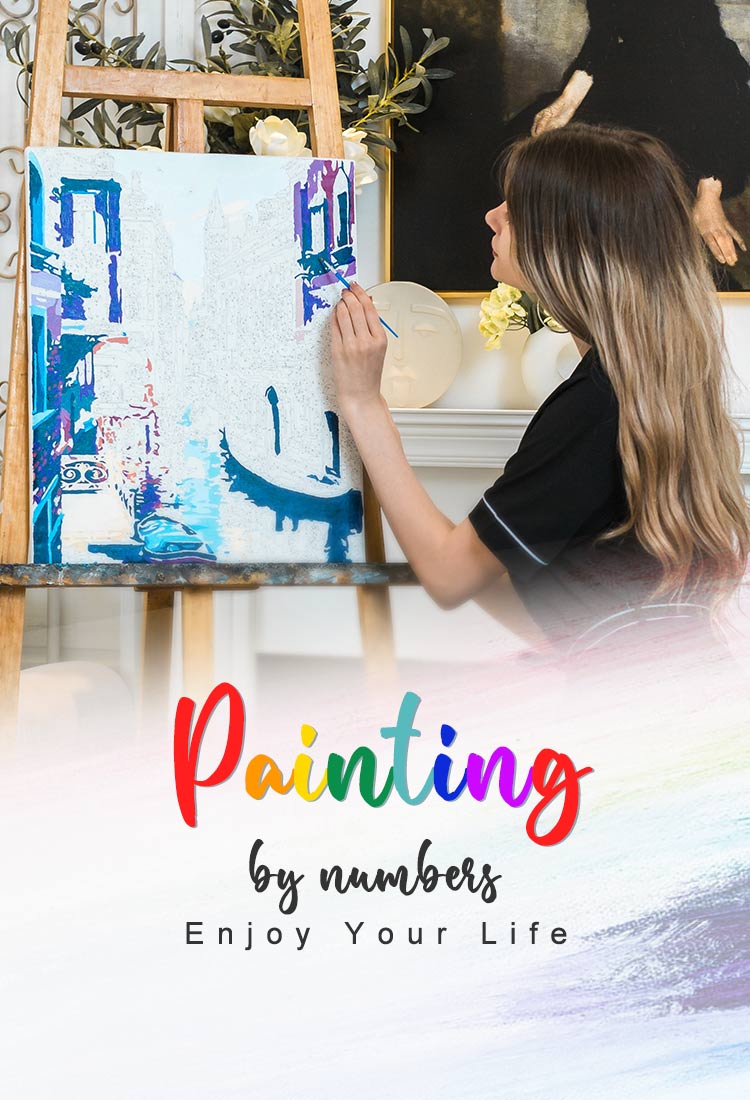 Paint by numbers  Frames Upgrade Plan-Wood Frame-BlingPainting-Customized Products Make Great Gifts