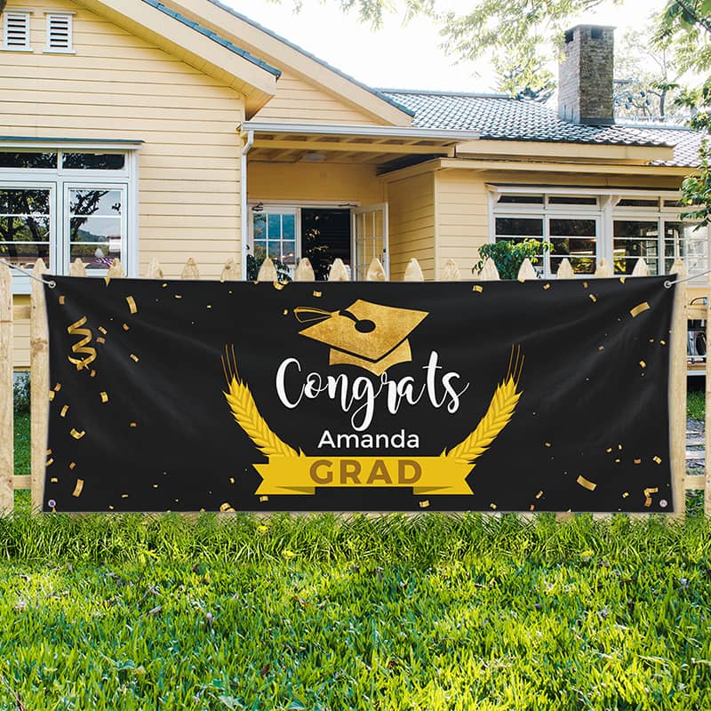 Custom Graduation Banner Graduation Hat-BlingPainting-Customized Products Make Great Gifts