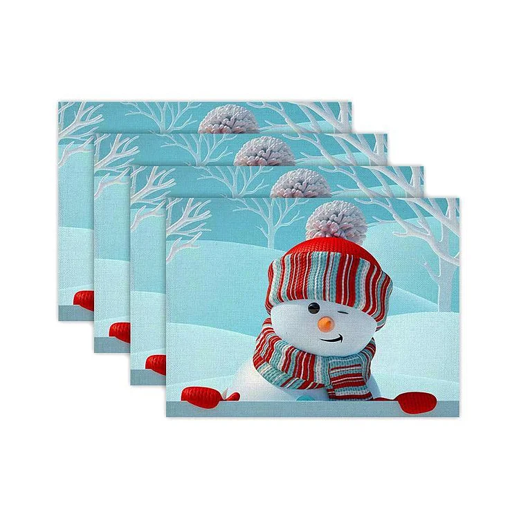 Best Gifts Decor.  Decor Snowman Placemat-BlingPainting-Customized Products Make Great Gifts