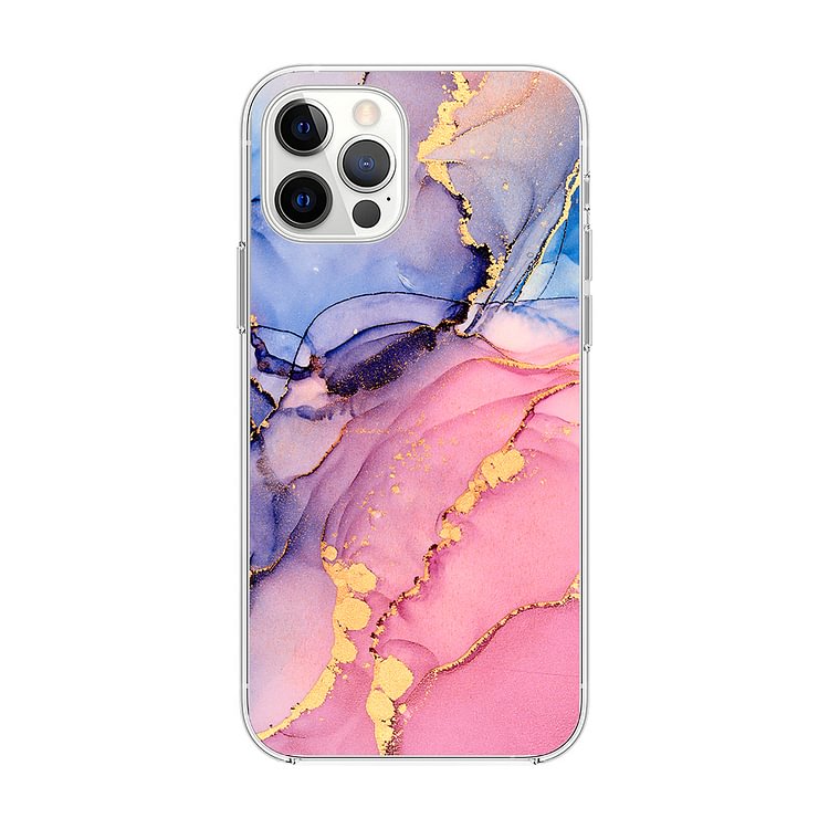 Pink and Blue iPhone Case-BlingPainting-Customized Products Make Great Gifts