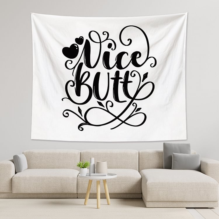 Nice Butt Tapestry Wall Hanging Living Room Bedroom Decor-BlingPainting-Customized Products Make Great Gifts