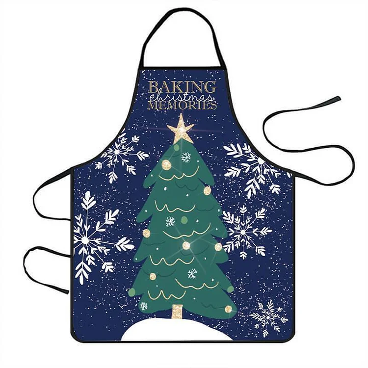 Christmas Cute Waterproof Apron J - Cute Gifts 2022-BlingPainting-Customized Products Make Great Gifts