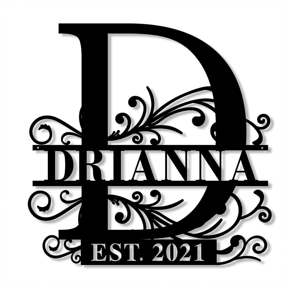 Custom Family Last Name Metal Signs for Indoor & Outdoor Metal Signs - Best Gifts-BlingPainting-Customized Products Make Great Gifts