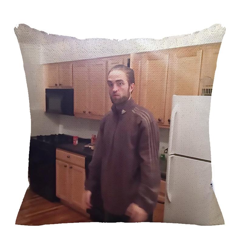 Robert Pattinson Sequin Throw Pillow-BlingPainting-Customized Products Make Great Gifts
