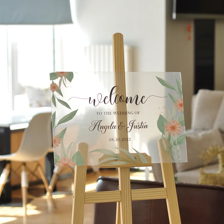 Acrylic Wedding Sign - Acrylic Weeding Welcome Signs