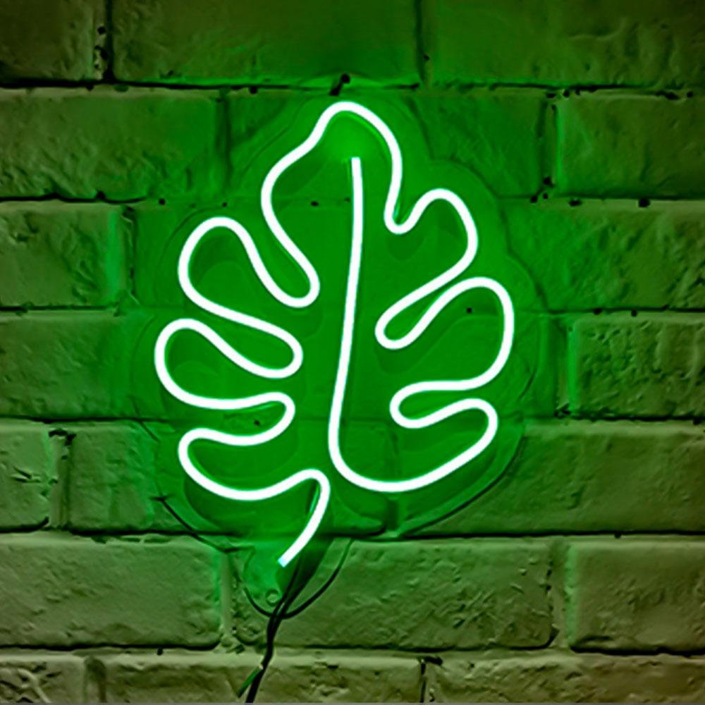 Leaf Neon Sign-BlingPainting-Customized Products Make Great Gifts