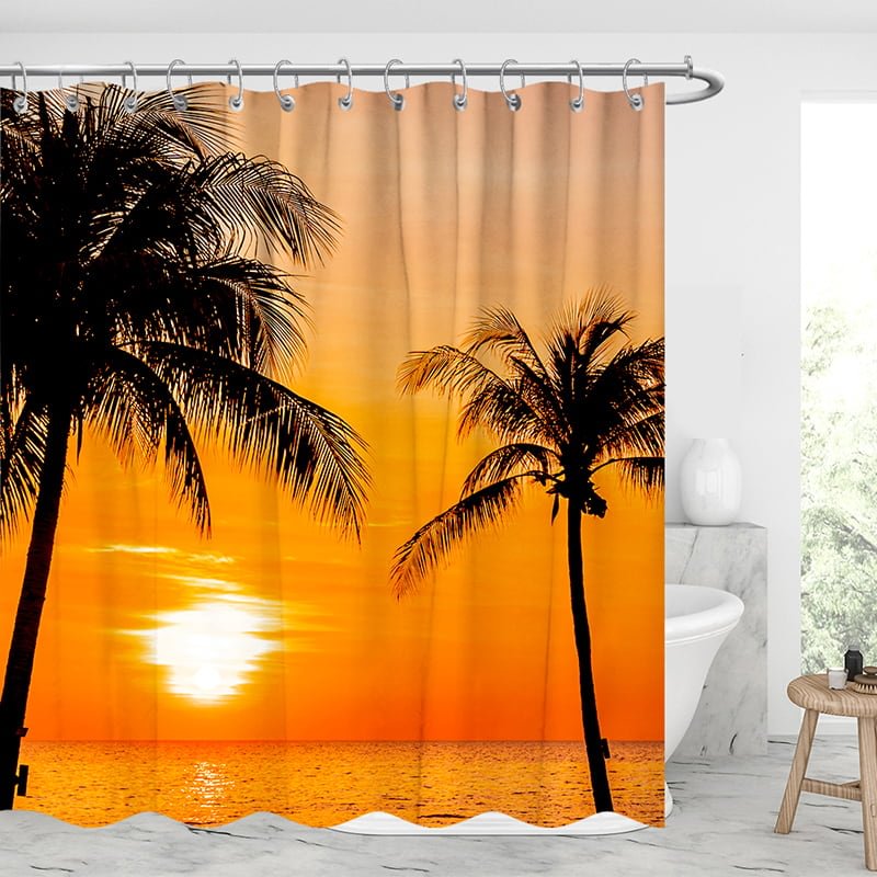 Beautiful Landscape of Sea Ocean Shower Curtains-BlingPainting-Customized Products Make Great Gifts