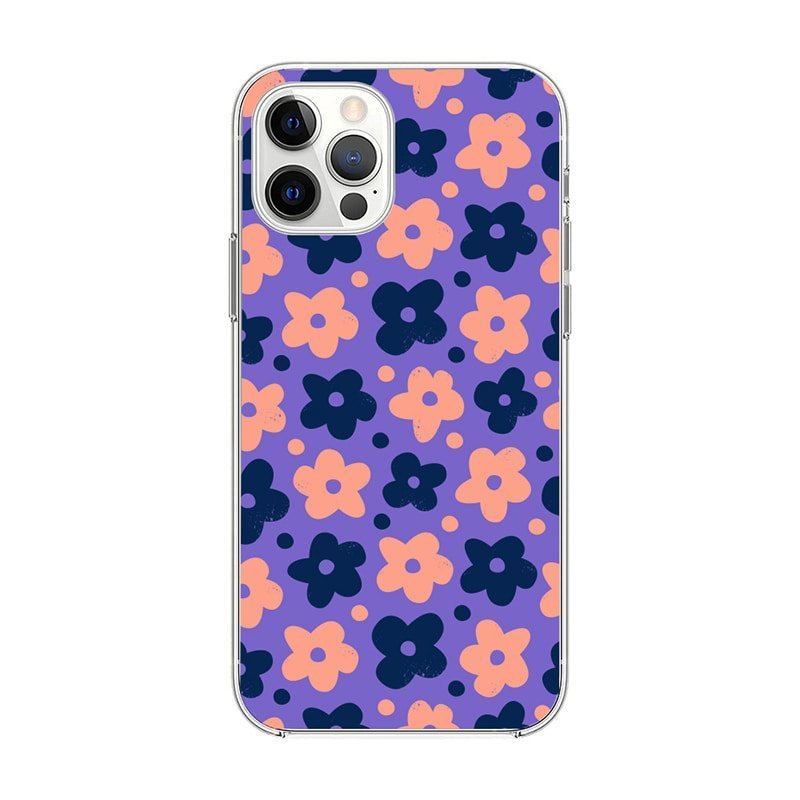 Purple Flowers iPhone Case-BlingPainting-Customized Products Make Great Gifts