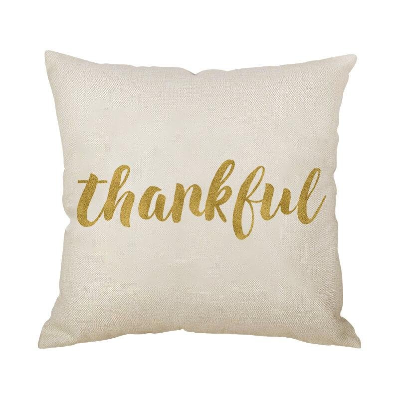 Thanksgiving Decor Text Throw Pillow I-BlingPainting-Customized Products Make Great Gifts