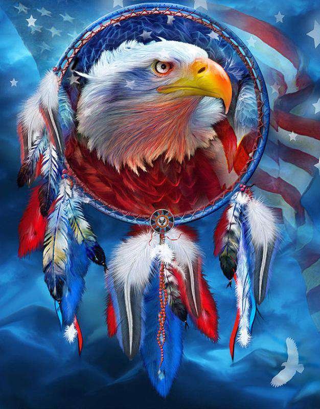 American Eagle Dream Catcher-BlingPainting-Customized Products Make Great Gifts