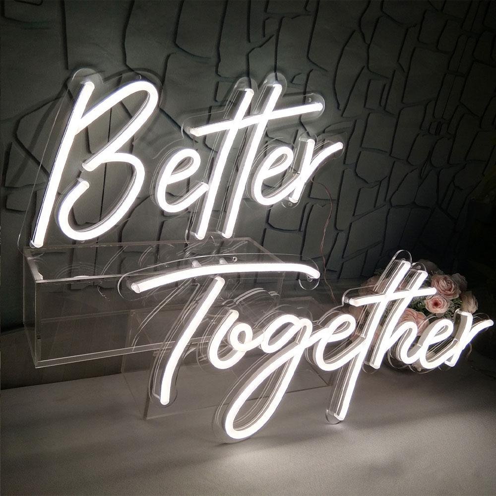 Better Together Neon Sign-BlingPainting-Customized Products Make Great Gifts